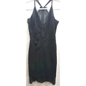 Charlotte Russe Vintage Y2K‎ 90's Little Black Dress Pencil Bodycon XS
